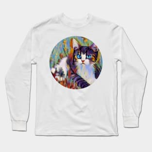 Bright-Eyed floppy cat Long Sleeve T-Shirt